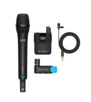 CAMERA OR VIDEO WIRELESS SET:INCLUDES HANDHELD TRANSMITTER WITH MD 42 CAPSULE, BODYPACK TRANSMITTER,